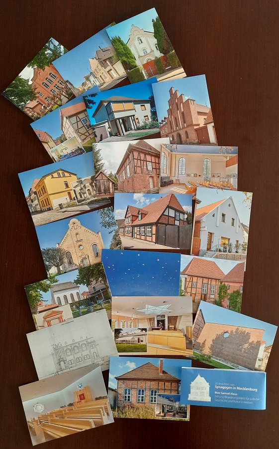 20 Postkarten der Synagogen